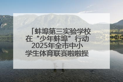 蚌埠第三实验学校在“少年蚌埠”行动2025年全市中小学生体育联赛啦啦操比赛中获佳绩