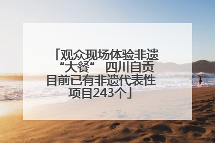 观众现场体验非遗“大餐” 四川自贡目前已有非遗代表性项目243个