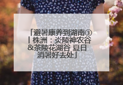 避暑康养到湖南③丨株洲：炎陵神农谷&茶陵花湖谷 夏日消暑好去处