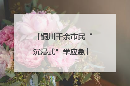 铜川千余市民“沉浸式”学应急