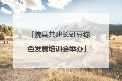 院县共建长豇豆绿色发展培训会举办
