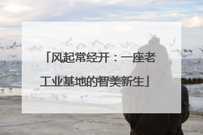 风起常经开：一座老工业基地的智美新生