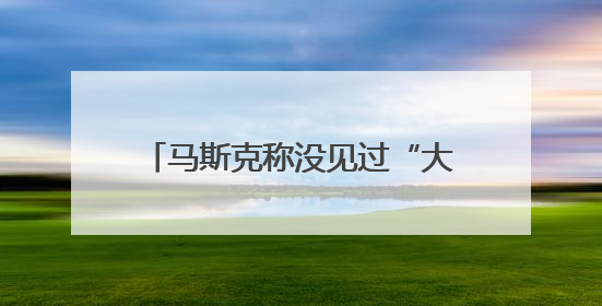马斯克称没见过“大而美”法案，美众议长：我们曾多次讨论