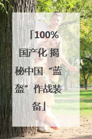 100%国产化 揭秘中国“蓝盔”作战装备