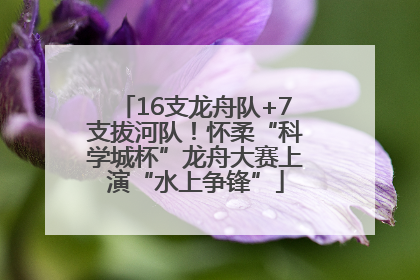 16支龙舟队+7支拔河队！怀柔“科学城杯”龙舟大赛上演“水上争锋”