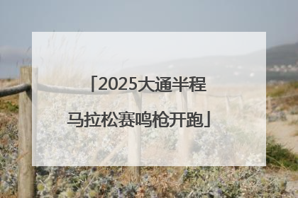 2025大通半程马拉松赛鸣枪开跑