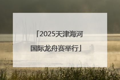 2025天津海河国际龙舟赛举行