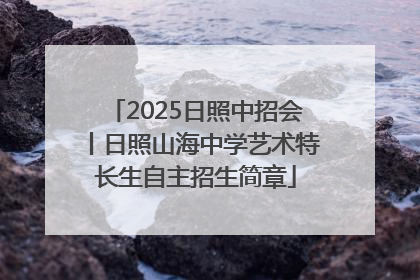 2025日照中招会丨日照山海中学艺术特长生自主招生简章