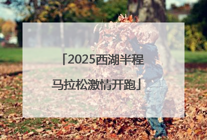 2025西湖半程马拉松激情开跑