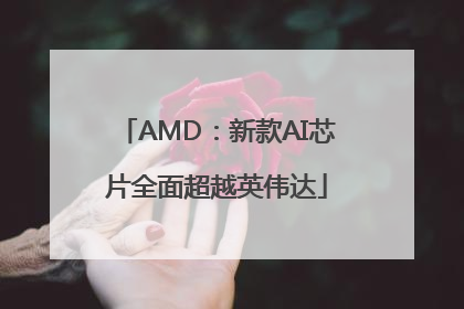 AMD：新款AI芯片全面超越英伟达