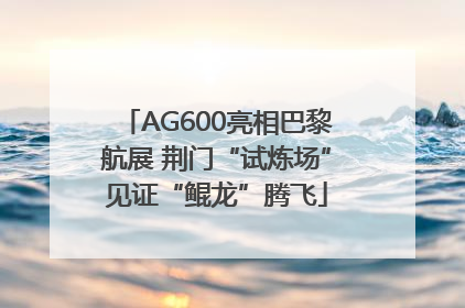 AG600亮相巴黎航展 荆门“试炼场”见证“鲲龙”腾飞