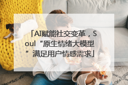 AI赋能社交变革，Soul“原生情绪大模型”满足用户情感需求