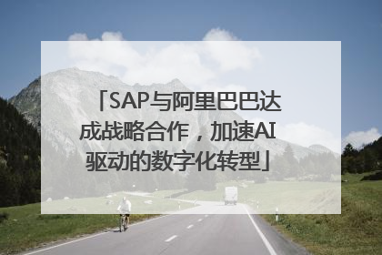 SAP与阿里巴巴达成战略合作，加速AI驱动的数字化转型